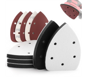 5 Pack Mouse Sanding Interface Pad Hook and Loop, Triangle Sanding Pad with 5 Holes, Mouse Sander Sandpaper Backing Pad