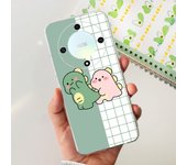 For Honor Magic 4 Lite Case ANY-LX1 ANY-LX2 ANY-LX3 Clear Cover Popular Flower Soft Silicone Funda For Honor Magic 5 6 Lite Para