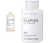 Olaplex 3 Perfector Repairing Treatment for Dry Damaged Hair, Repairs Strengthens + No. 4 Bond Maintenance Shampoo Repairs,