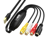 Capture Vidéo USB Vers Convertisseur Numérique Carte de Capture Audio Vidéo USB 2.0 pour TV DVD Prise en Charge Du Système