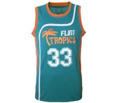 Camiseta de baloncesto de película personalizada para hombre, camiseta transpirable de malla #7 #11 #33 #00, camiseta sin mangas