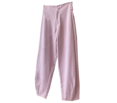 2024 Winter High Waist Wide Leg Pants Women Loose Silhouette Tight Leg Trousers Black/Pink