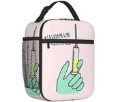 Insulated Bags Cooler Bag Container Enfermera En Apuros Doctor Nurse Medical Lunch Box Tote Food Handbags Picnic