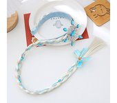 Elsa Cosplay Weaving Braid Tangled Kids Rapunzel Headband Princess Hair Girl Wig Princess Girls Headband Kids Hair Hoop Braided