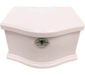 Wooden Ballerina Musical Jewelry Box with Mirror for Girls，Pink Kid's Jewelry Storage Music Chest