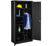 Armario Archivador Metálico de Oficina, 6 Cajones y Barra, Puertas Bloqueables, Acero Calidad, Mueble Oficina, Candado Seguridad, Armario Almacenaje, Estanterías Metálicas - 180x80x40cm Gris