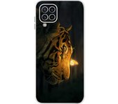 For Samsung Galaxy M32 Case Cover Soft Silicone TPU Back Cover For Samsung M32 M 32 SM-M325F Flower Clear Funda Phone Case