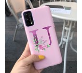 Lovely Alphabet Case For Oppo Realme X7 Pro 5G RealmeX7 Phone Case Silicone Soft Back Cover For Realme X7 X 7 Pro Coque Funda