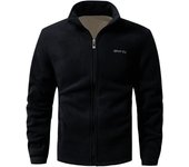 Chaquetas cálidas forro polar para hombre, abrigos cortavientos forrados felpa deportiva, ropa de moda, Otoño e Invierno