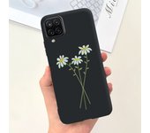For Funda Samsung Galaxy A12 Ultra Thim Sofu-Touch Matte Liquid Silicone Soft Bumper cover on samsung a12 a125f a 12 galaxy case