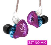 KZ ZST Wired Earphone Detachable Cable In Ear Monitor Noice Cancelling Headset HiFi Music Sport Game Phone Earbuds Headphones