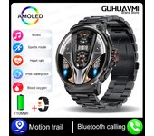 Reloj inteligente ultra HD de 1,85 pulgadas, dispositivo con seguimiento GPS, llamadas HD por Bluetooth, Batería grande de 710 mah，más de 400 relojes inteligentes temáticos, deportivos y de fitness