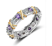Women's Luxury 925 Sterling Silver High Carbon Diamond Rings Wedding Engagement Bands Cocktail Party Fine Jewelry Lady Gift