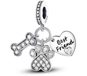 Fit Original  Bracelet Silver Plated Sunflowers Tulip Charms Pendants Beads For Women Jewelry Making Gift