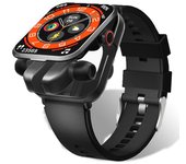 Reloj inteligente 2 en 1 para hombres con auricularesReloj inteligente deportivo con llamada recibida