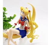 Cartoon Anime Sailor Moon Tsukino Action Figure Wings Toy Doll Cake Decoration Collection Model Girls Gift Toy for Children