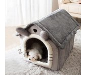 Casa De Perro Interior Cama Suave Para Mascotas Pequeñas Medianas Y Grandes Con Almohadilla Desmontable Tienda De Gato Material De Algodón 100% Máquina De Lavar