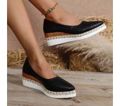 autumn women's slip on shoes casual platform shoe lady