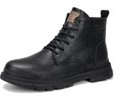 Botas de hombre, botines resistentes para el trabajo diario al aire libre, a la moda, adecuados para la primavera y el otoño, 2025