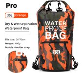 Senderismo Bolsa Impermeable Para Mojado Y Seco, Bolsa De Natación, Rafting, Kayak, Río,, Remo, Piragüismo, Bolsa De Agua, 30 Li