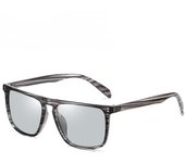 Nuevas gafas de sol polarizadas Gafas de PC, gafas de sol que cambian de color de uñas de arroz de moda y coloridas
