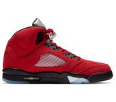 Zapatillas de Baloncesto Rojas Retro  Zapatillas Deportivas para Hombres y Mujeres Tela de Seda