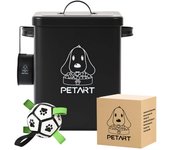 Dog And Cat Food Storage Container, With Spoon, With Desiccant, Waterproof, Large-Capacity Metal Sealed Jar, Not Easy To Deform