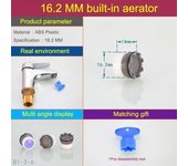 1pcs Aerator Female Thread Water Saving Spout Net Tap Device Diffuser Filter Adapter Bubbler Bathroom Faucet Accessories
