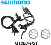 Original Shimano MT201 M315 MTB Mountain Bike Hydraulic Disc Brake MT200 Brakes 2 Piston 3 Finger Steel Lever BL-MT200