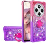 Case for Xiaomi Redmi 14C A4 A3 Pro Poco C75 Phone Case Sparkling Liquid Sparkling With Bracket Gradient Flowing Sand Cover