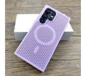 Funda de plástico de lujo para disipar el calor para Samsung Galaxy S25 S24 S23 S22 Ultra Plus S 24 23 22 S24Ultra para cubierta de carga Magsafe