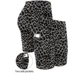 Pantalones calientes pantalones de cintura alta pantalones de cinco cortes retractiles abdominales stretch yoga leggings leopardo pantalones de ejercicio de fitness