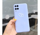 For OPPO A54 2021 Case CPH2239 OPPOA54 Cover Stylish Painted Phone Back Funda For OPPO A54 5G CPH2195 A 54 Shockproof Soft Coque