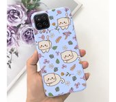 For Funda Samsung Galaxy A12 Ultra Thim Sofu-Touch Matte Liquid Silicone Soft Bumper cover on samsung a12 a125f a 12 galaxy case