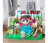 Cute Anime DR S-Slump A-Arale Blanket Super Soft Cartoon kawaii Blanket for Travel Bedding Couch Sofa Bed Blanket Birthday Gift