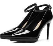 2024 new style women's shoes/sandals/high heels/stilettos/pointed toes/spring/summer/autumn/winter/banquet/wedding/work/leather/Black