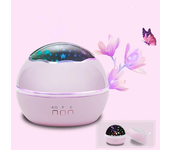 Luz Nocturna estrellada giratoria para niños, proyector de luz nocturna estrellada de 360 ° para bebé, proyector de olas oceánicas para decoración de dormitorio de niños