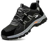 Zapatos de seguridad a prueba de perforaciones para hombre, zapatillas de trabajo de verano, zapatos de seguridad ligeros con punta de acero