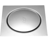 Removable Square Shower Drain Rust-proof Press Type Floor Hair Catcher Tiled Insert Anti-odor Bathroom Hair Strainer Kitchen