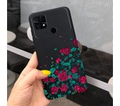 For Xiaomi Poco C40 Case Cover Sunflower Butterfly Pattern Phone Shell Soft TPU For Poco C40 PocoC40 Shockproof Silicone Fundas
