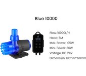 Blue Series Super Quiet Adjustable DC Aquarium Water Circulation Return Pump for Saltwater Freshwater Fish Tank