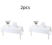 1pc Reusable Tablecloths 137x183cm BPA Free Plastic Dining Table Cover Cloth for Parties Picnic Camping Disposable Tablecloths