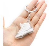 3D Mini 3D Sports Shoes Keychain Basketball Shoes Keychain Finger Skateboard Accessories Men's and Women's Trendy Pendant