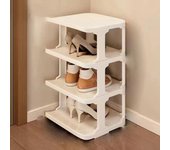 Removable Vertical Shoe Rack Stackable Saving Space Shoes Storage Organizer Anti-drop Large Capacity Layered Shoe Cabinets