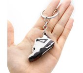 3D Mini 3D Sports Shoes Keychain Basketball Shoes Keychain Finger Skateboard Accessories Men's and Women's Trendy Pendant