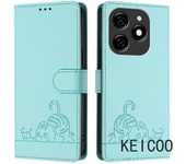 For Tecno Pova Spark 20 Pop 7 20c Go Pro Plus 2024 10pro 4G 5G Fundas Móviles De Piel De Gatito