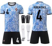 Children 2324 Real Madrid Home Jersey No. 9 Mbappe 5 Bellingham 7 Vinicius Football Uniform Sports Men's Suit
