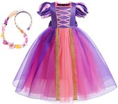 Princess dress for girls summer fantasy party clothes Aurora Rapunzel Cinderella Sleeping Beauty Carnival Christmas costume