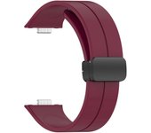 Applicable to Magnetic Silicone Smart Watch Strap, Sports Accessory for Huawei Fit 3