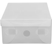20 pcs Shoe Box, Shoe Storage Boxes Transparent Plastic Stackable with Lids, Shoe Organizer Containers Suitable for Women's, Men's and Children's Shoes, 11.02 x 7.08 x 3.94in